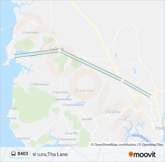 8403 รถบัส แผนที่สายรถ
