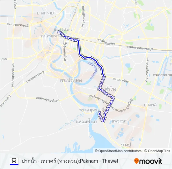 3-4E (23) Bus Line Map