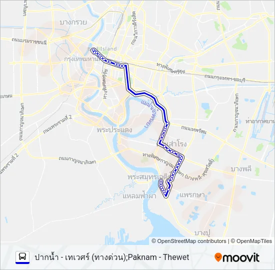 3-4E (23) Bus Line Map
