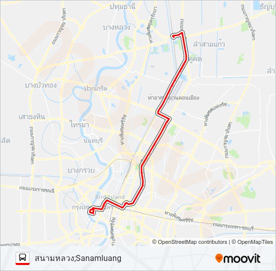 1-8 (59) bus Line Map