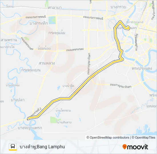 68 มหาชัย Bus Line Map