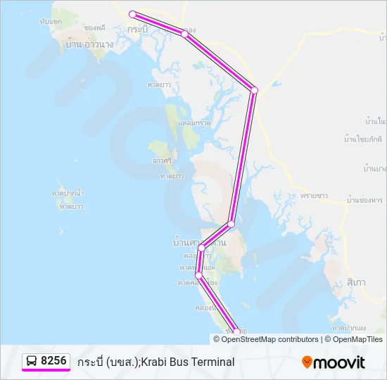 8256 Bus Line Map