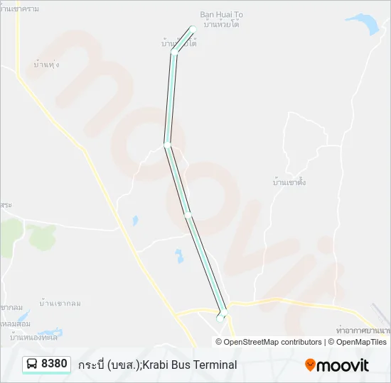 8380 Bus Line Map