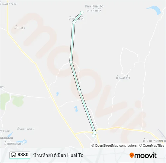 8380 Bus Line Map