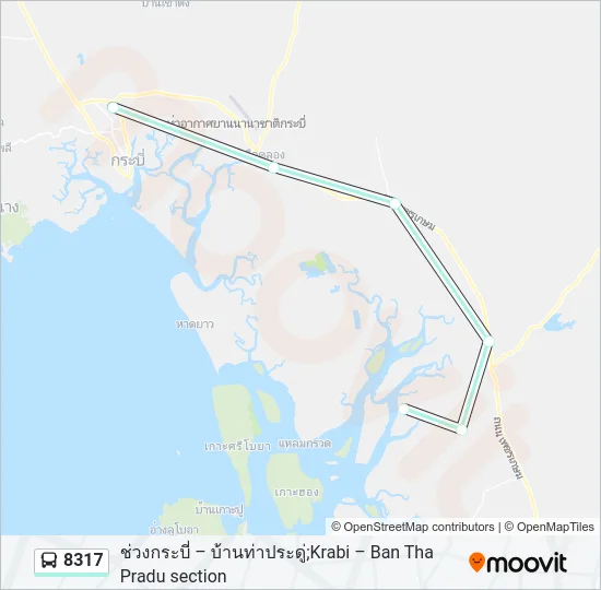 8317 Bus Line Map