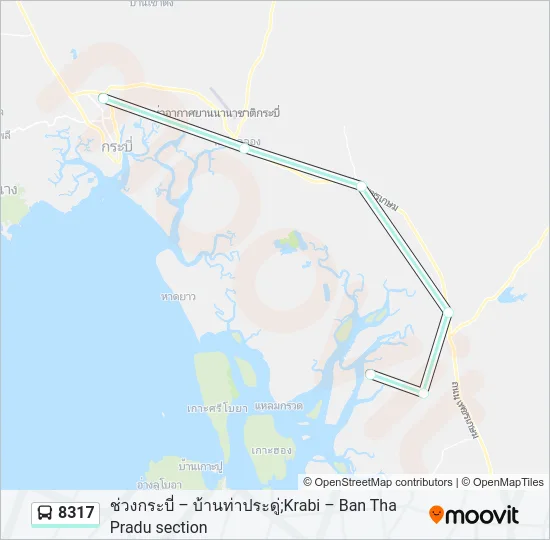 8317 Bus Line Map