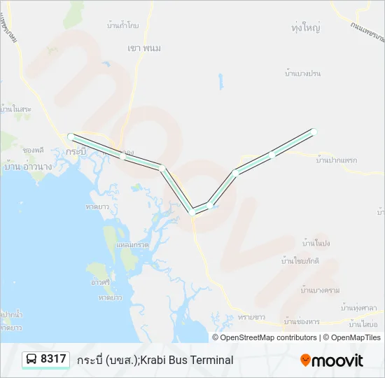 8317 Bus Line Map