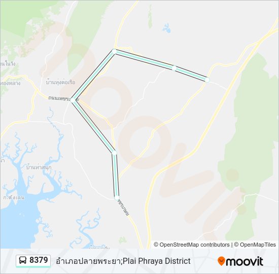8379 รถบัส แผนที่สายรถ