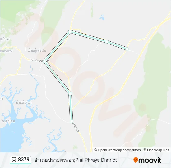 8379 Bus Line Map