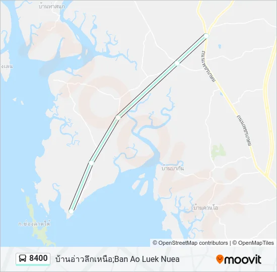 8400 Bus Line Map