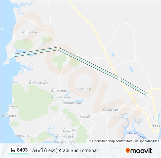 8403 รถบัส แผนที่สายรถ