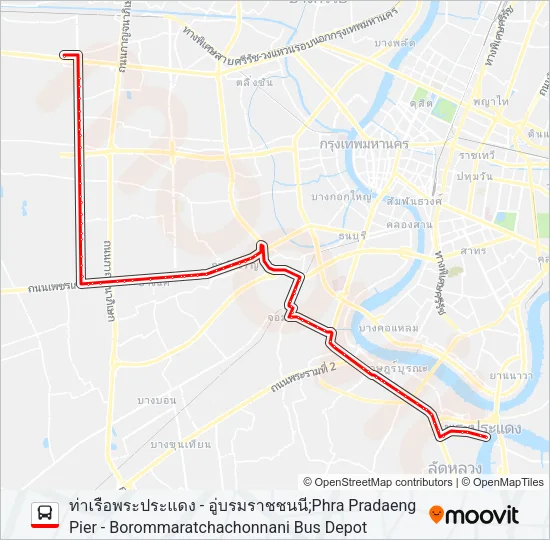 4-5 (101) Bus Line Map