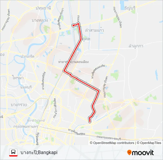 1-11 (95ก) Bus Line Map