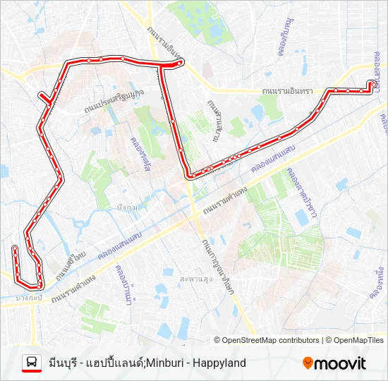 1-43 (96ก) Bus Line Map