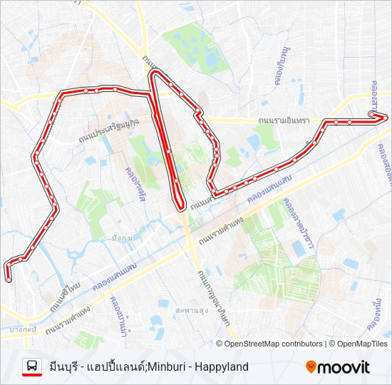 1-43 (96ก) รถบัส แผนที่สายรถ