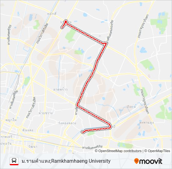 1-29 (95เลียบด่วน) รถบัส แผนที่สายรถ
