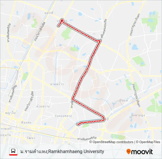 1-29 (95เลียบด่วน) Bus Line Map