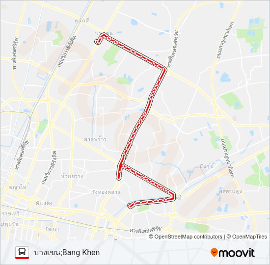 1-29 (95เลียบด่วน) รถบัส แผนที่สายรถ