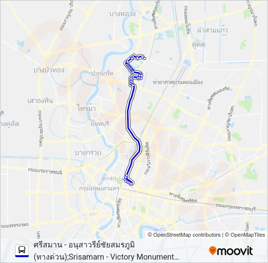 2-31E (166 ศรีสมาน) Bus Line Map