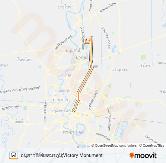 1-19 (510) รถบัส แผนที่สายรถ