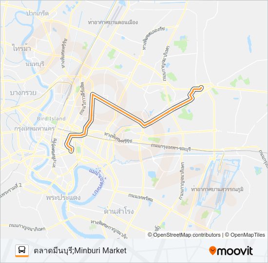 1-54 (514) รถบัส แผนที่สายรถ