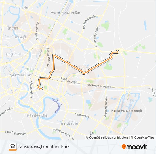 1-54 (514) รถบัส แผนที่สายรถ