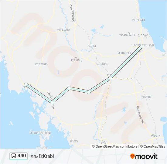 440 Bus Line Map