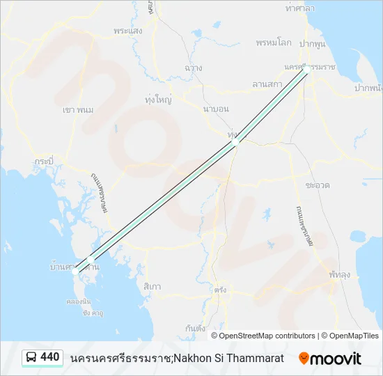 440 Bus Line Map