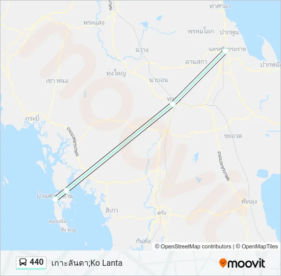 440 Bus Line Map