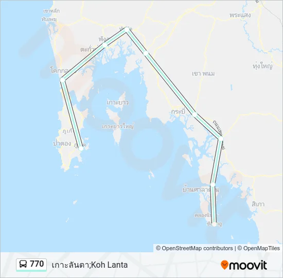 770 Bus Line Map