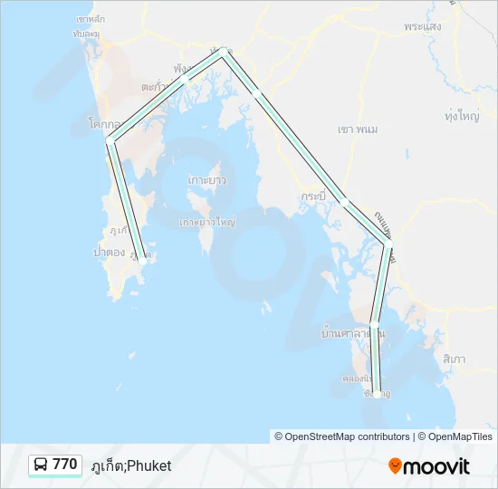 770 Bus Line Map