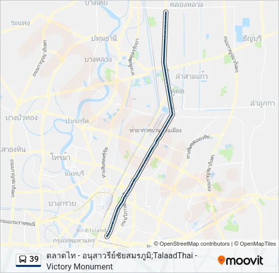 39 Bus Line Map