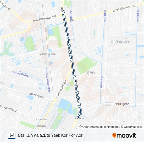 34 เสริม Bus Line Map