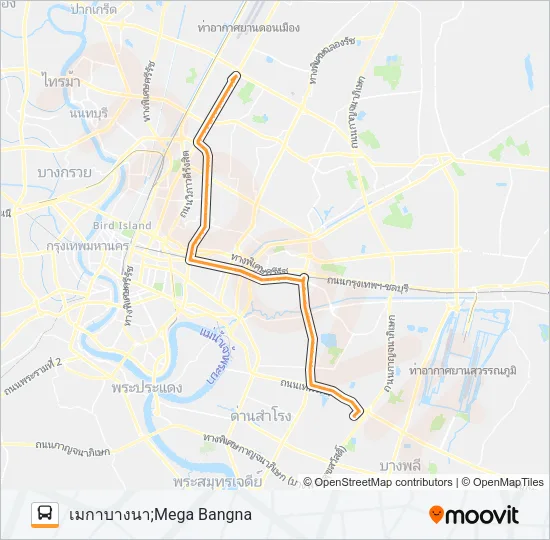 3-30 (206) Bus Line Map