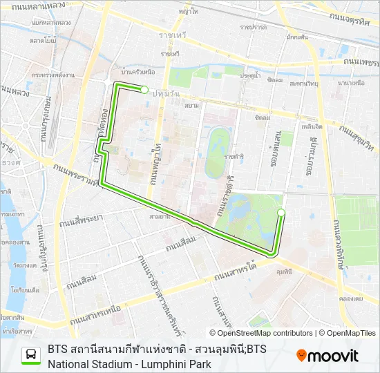 งานกาชาด Bus Line Map