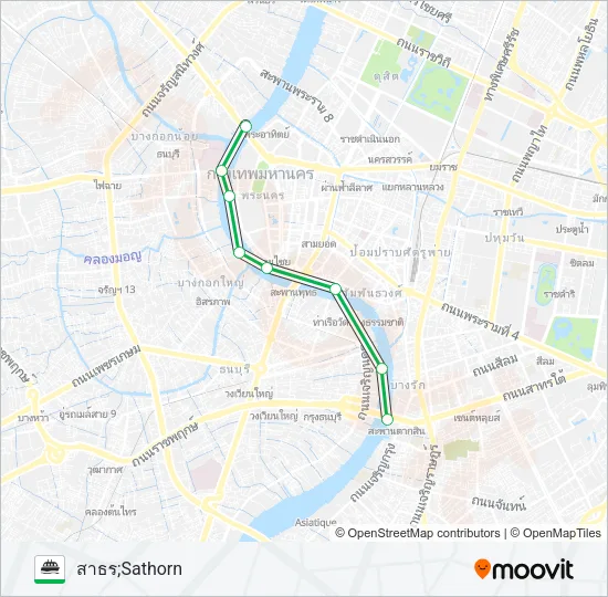 CITY LINE Ferry Line Map