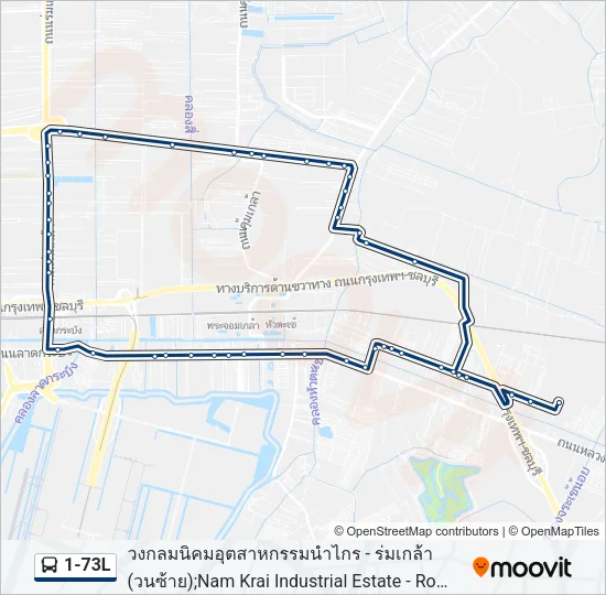 1-73L Bus Line Map