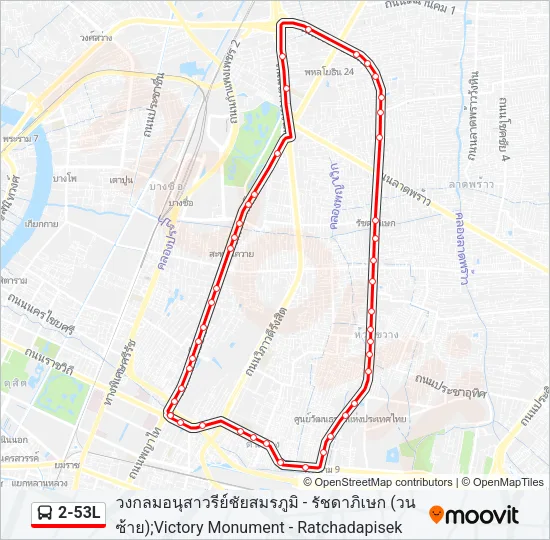 2-53L Bus Line Map