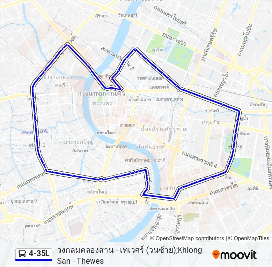 4-35L Bus Line Map