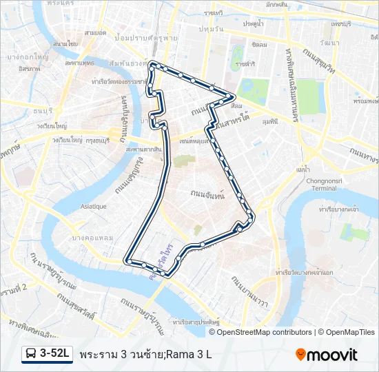 3-52L Bus Line Map
