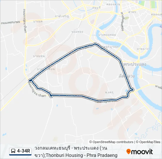 4-34R Bus Line Map