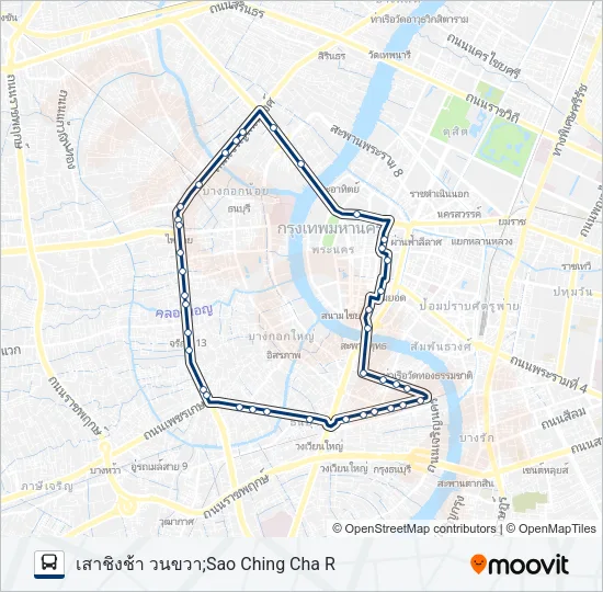 4-10 (42R) Bus Line Map