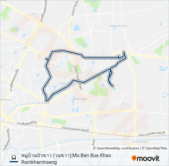 1-76 (168R) Bus Line Map
