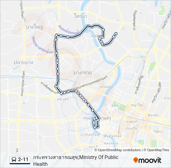 2-11 Bus Line Map