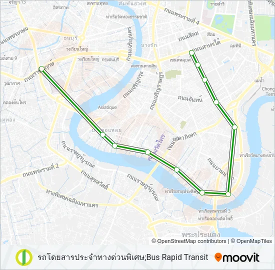 BRT Bus Line Map