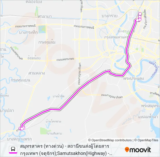 ต.127 Bus Line Map