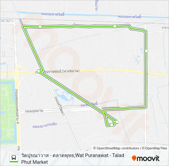 สายศาลาธรรมสพน์ Bus Line Map
