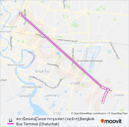 ต.58 Bus Line Map