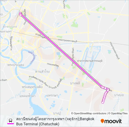 ต.58 Bus Line Map