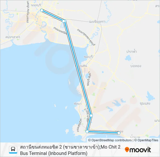 9906 Route: Schedules, Stops & Maps - Mo Chit 2 Bus Terminal (Inbound ...